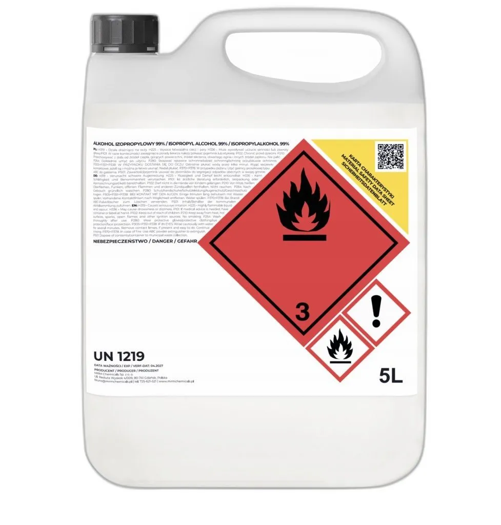 izopropanol 99% czysty odczynnik laboratoryjny