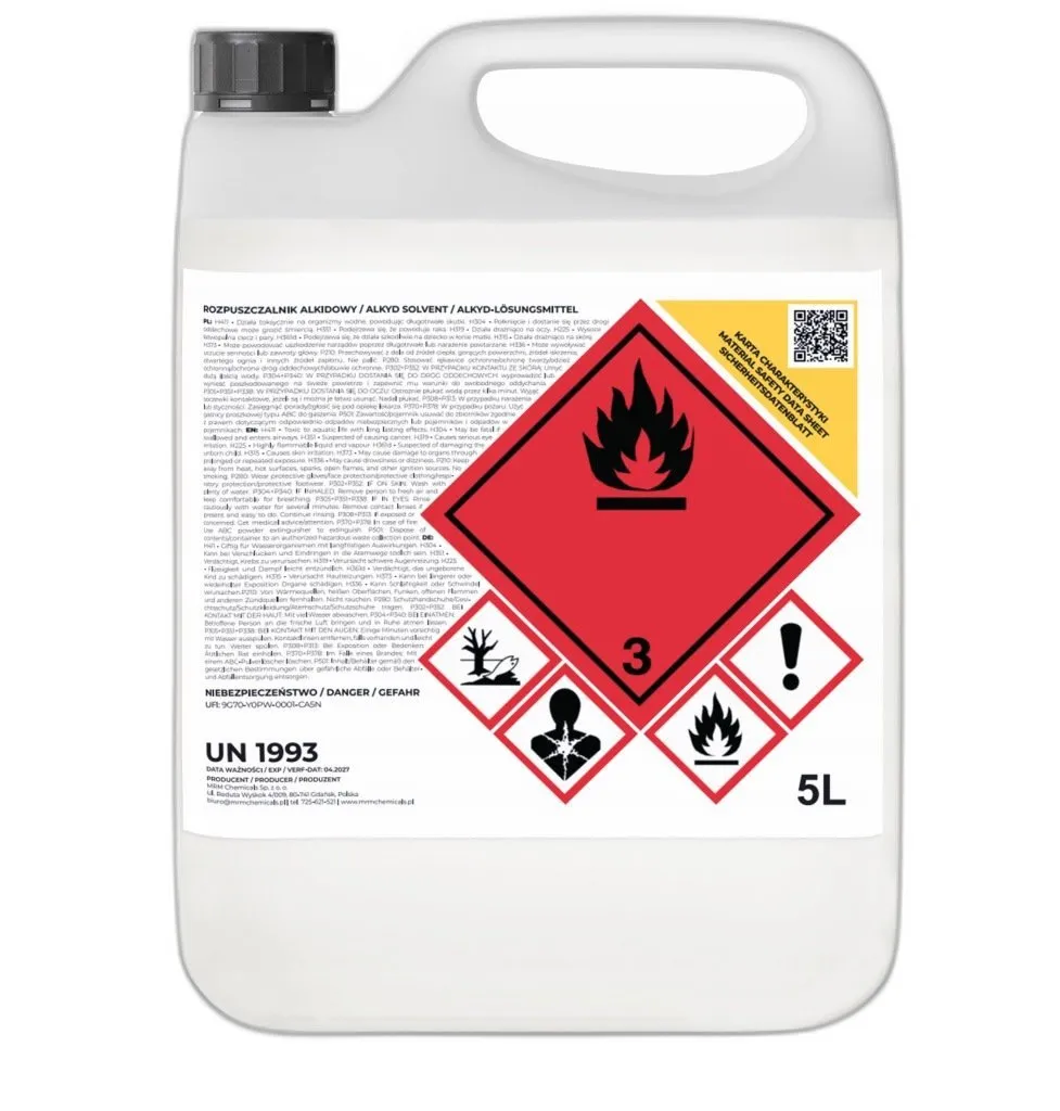 rozpuszczalnik do czyszczenia narzędzi 5 l
